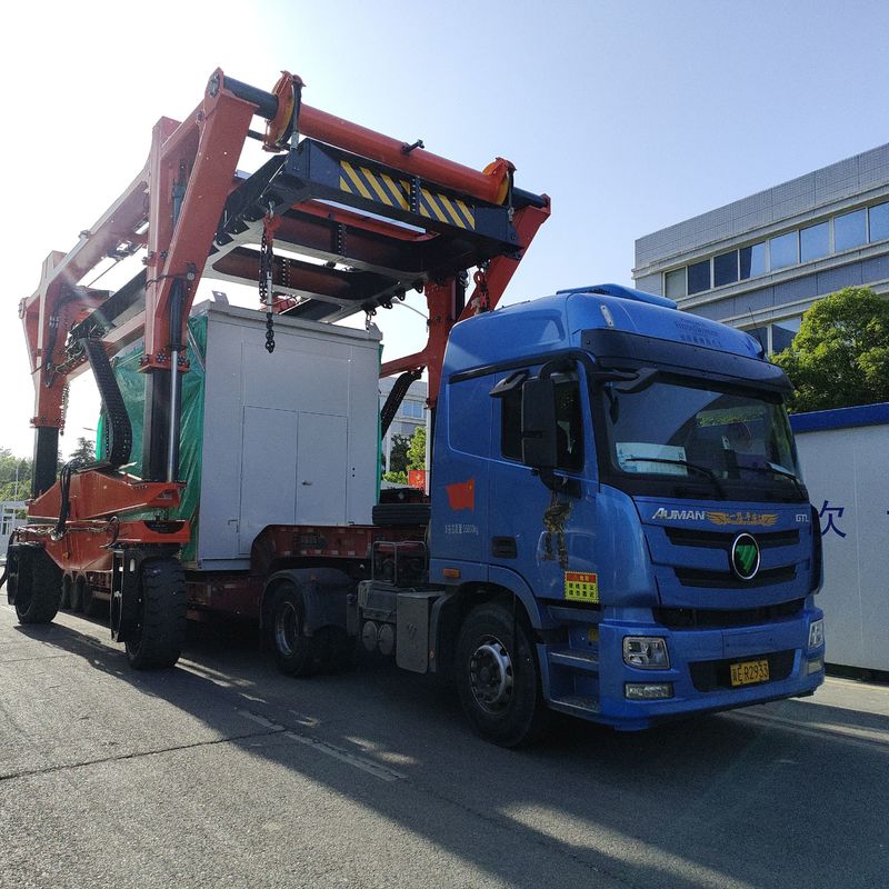 SPEO Mobile Straddle Carrier Crane 35 tấn để nâng tải quá khổ