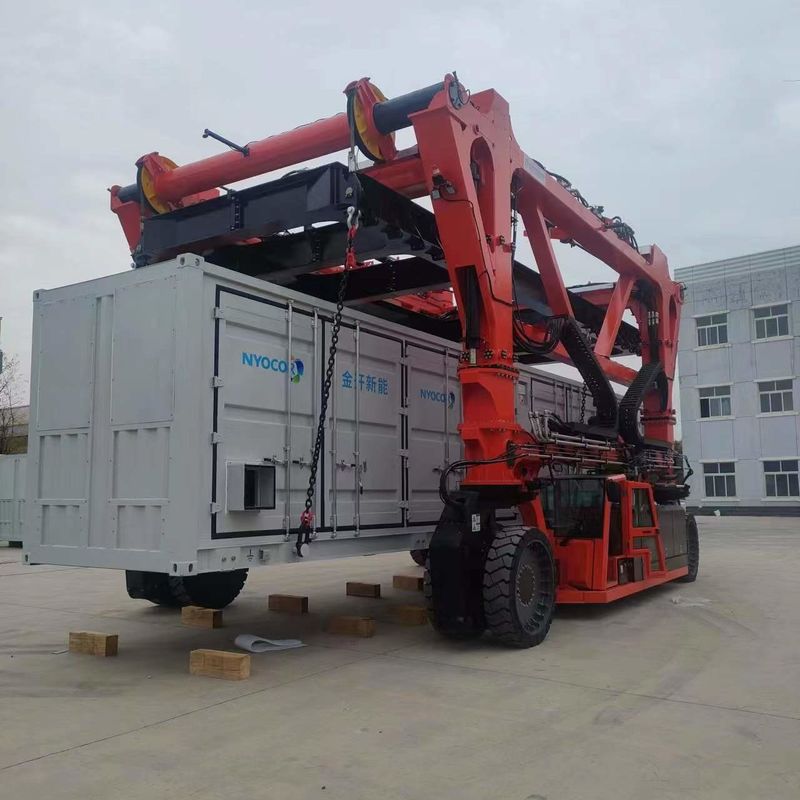Xe nâng container SPEO, Xe cẩu container cảng màu cam cho các nhà máy thép
